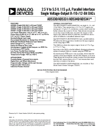 Datasheet AD5301 manufacturer Analog Devices